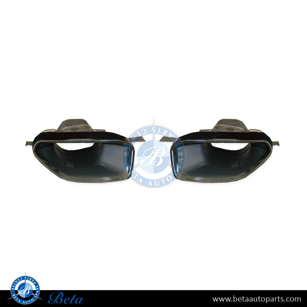 Exhaust Tips for M340 Black Color for BMW 3 Series G20 2019-Up models, Part Number 51128093303 / 51128093304 Exhaust Tips for M340 Black Color for BMW 3 Series G20 2019-Up models, Part Number 51128093303 / 51128093304